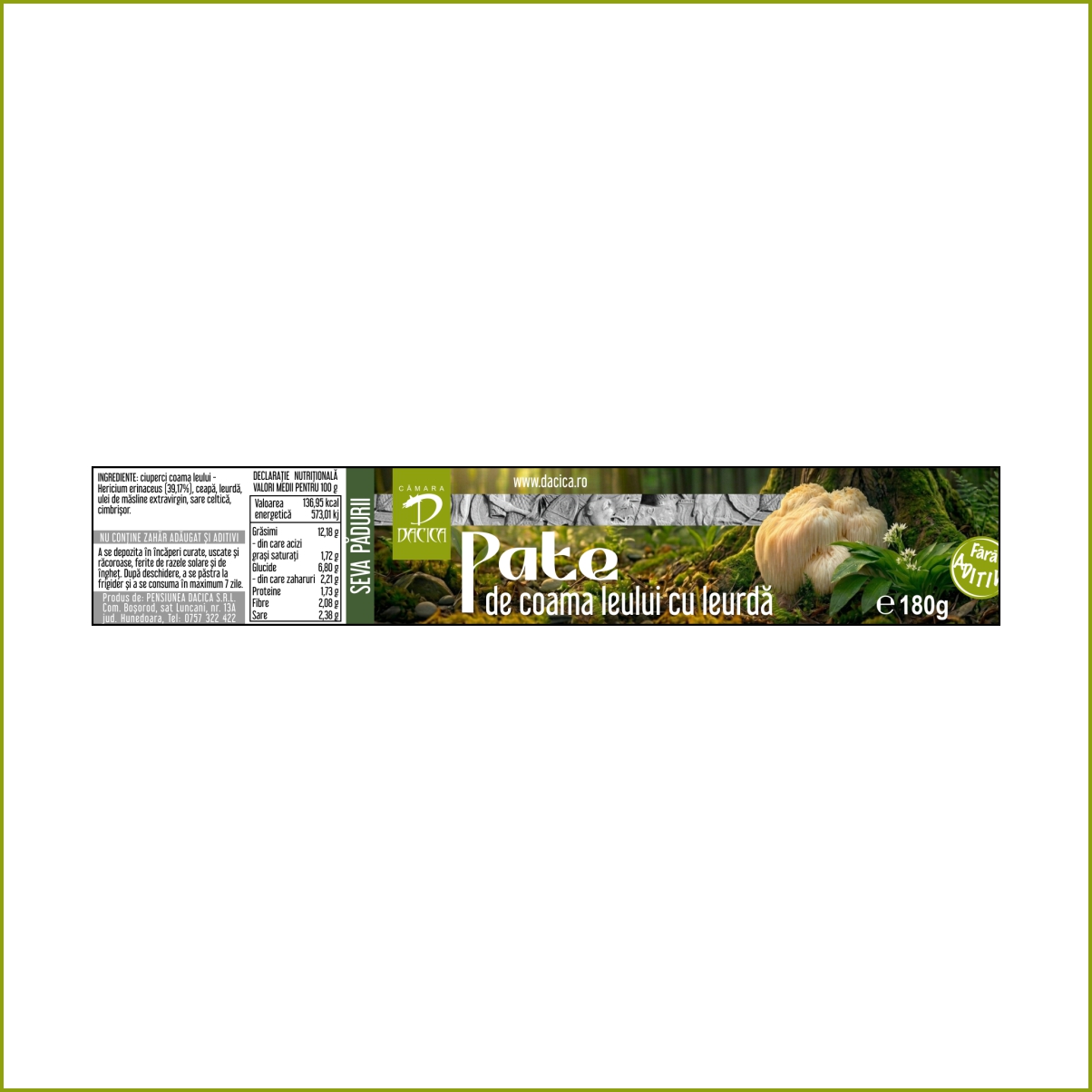 PATE de coama leului cu leurdă - imagine 2